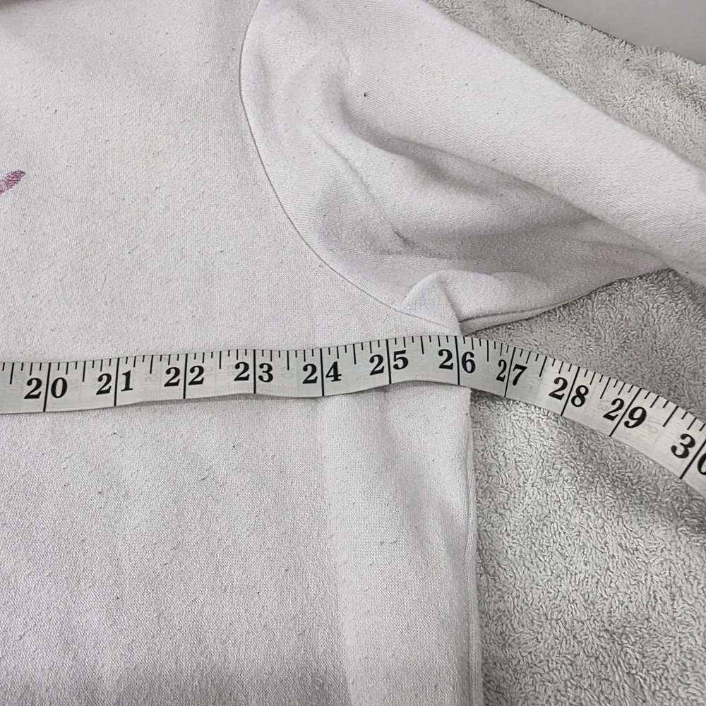 Nirvana In Utero Album Crewneck Sweatshirt Adult SIZE XL White Pink Grunge